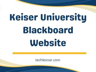 Keiser University Blackboard Website